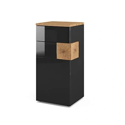 Abbildung von Vicco Midischrank Eden, Anthrazit/Artisan Eiche, 40 x 84 cm