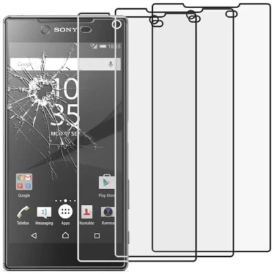 Abbildung von ebestStar kompatibel mit Sony Xperia Z5 Panzer Schutz Glas (x3 Stück) Z5/Z5 Dual Schutzfolie, 9H gehärte Schutzglas, HD Displayschutz, Ultrabeständig