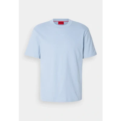 Abbildung von HUGO Dapolino Tshirt basic, Herren, Größe: Medium, Open blue