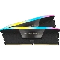 Abbildung von Corsair VENGEANCE RGB DDR5 RAM 64GB (2x32GB) 6600MHz CL32 Intel XMP iCUE Kompatibel Computer Speicher Schwarz (CMH64GX5M2B6600C32)