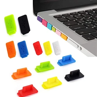 Abbildung von 91Pcs USB Staubschutzkappen Silikon Staubschutzkappe,Staubschutz Kappe StöPsel Staubschutz Stecker Kit,Port Abdeckung Set,FüR Notebook Pc Laptop Steckdose LadegeräT Lautsprecher