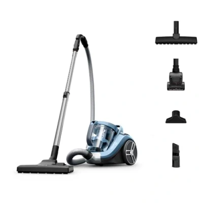 Abbildung von Rowenta RO4871EA Compact Power XXL, beutelloser Bodenstaubsauger, blau/silber, 550 W, 2.5 liters, 75 Dezibel