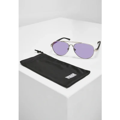Abbildung von Urban Classics Mumbo Sonnenbrille, Herren, Größe: One Size, Silver/purple