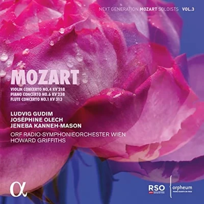 Abbildung von Mozart: Violinkonzert KV 218, Klavierkonzert 238, Flötenkonzert 313