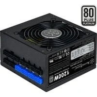 Abbildung von Silverstone Sst ST1200 PTS 1200W PC Netzteil, schwarz, 8x PCIe, Kabel Management