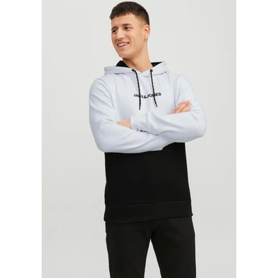 Abbildung von Jack &amp; Jones Jjereid Blocking HOOD Kapuzenpullover, Herren, Größe: XS, White