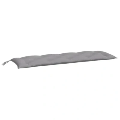 Abbildung von vidaXL Gartenbankauflage, Bankauflage Sitzkissen Outdoor, Polsterauflage Auflage für Gartenbank, Bankpolster Bankkissen, Grau 150x50x7cm Oxford Gewebe