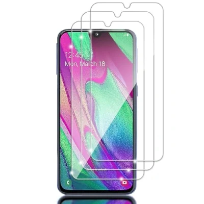 Abbildung von Tzstz 3 Tempered Glass Screen Protector ，for Samsung Galaxy A40，9H Hardness，Anti Scratch， Waterproof，Compatible Fingerprint，HD Klar Schutzfolien