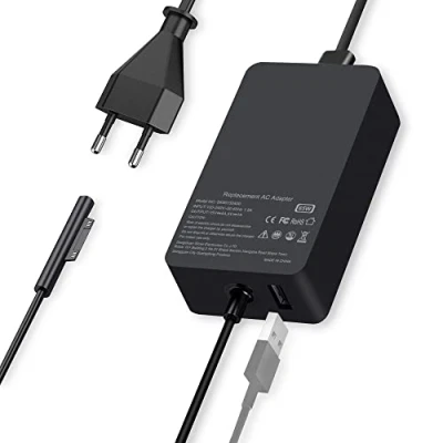 Abbildung von Surface Pro 65w Ladegerät, kompatibel mit 3/4/5/6/7 go 2/1, Microsoft Book Notebook/Tablet