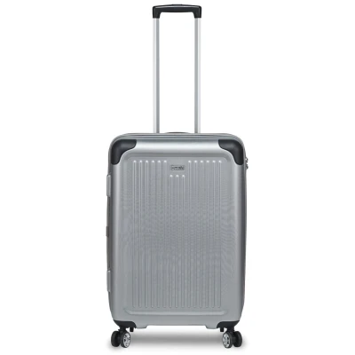 Abbildung von Stratic Stripe Trolley M Silver Koffer mit 4 Rollen