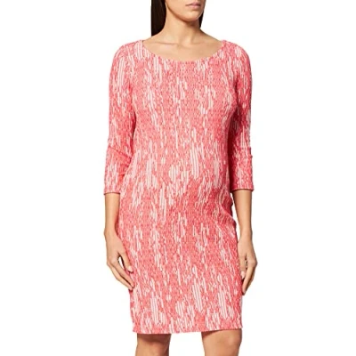Abbildung von Noppies Damen Dress 3/4 SLV Avery Kleid, Mehrfarbig (Bittersweet P086), 38 (Herstellergröße: M)