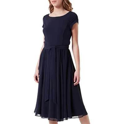 Abbildung von Vera Mont MIT GÜRTEL Freizeitkleid, Damen, Größe: 40, Patch dark blue