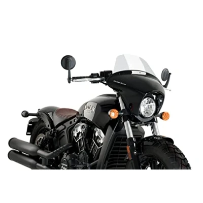 Abbildung von Batwing SML Langer Scheibe Transparent für Indian Scout Bobber 18&#039; 21&#039;