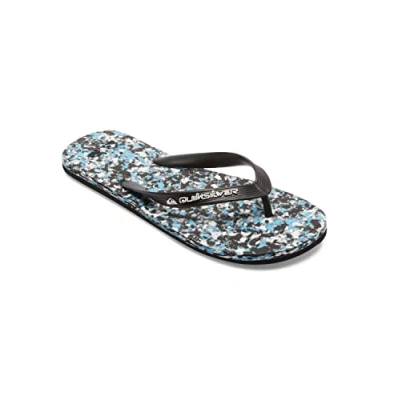 Abbildung von Quiksilver Molokai Recycled Zehentrenner, Herren, Größe: 42, Black denim Kunststoff