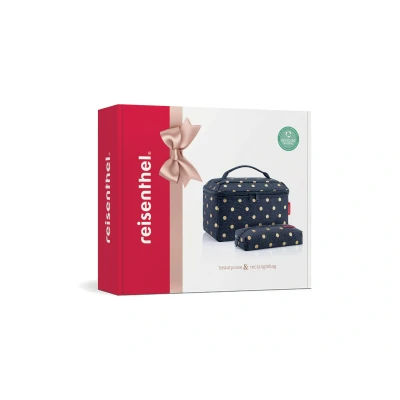 Abbildung von reisenthel beautycase metallic dots blue Set2