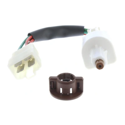Abbildung von VEMO V40 73 0064 Bremslichtschalter elektrisch, manuell (Fußbetätigung), mechanisch 4 Fußraum mit Kabel EXPERT KITS + SUZUKI: Jimny SUV, OPEL: Agila A