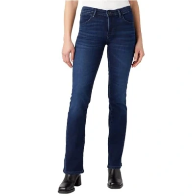 Abbildung von Wrangler Jeans Bootcut, Damen, Größe: 38x32, Nightshade