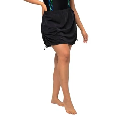 Abbildung von Ulla Popken Damen Baderock Bikini Slip, Schwarz, 50