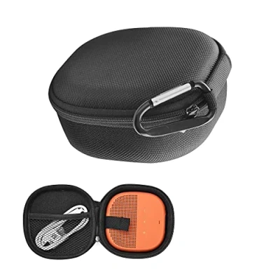 Abbildung von Fututech Feste Aufbewahrungstasche für Bose Soundlink Micro Transporttasche Schutzhülle Lautsprecher, Bluetooth, Staubschutz, kratzfest (schwarz)