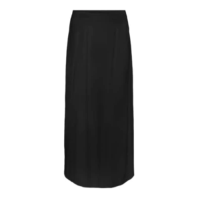 Abbildung von Vero Moda Vmmenny Mittlere Taille Langer Maxirock, Damen, Größe: XS, Black