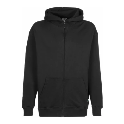 Abbildung von Urban Classics Organic FULL ZIP Hoodie Sweatjacke, Herren, Größe: Small, Black