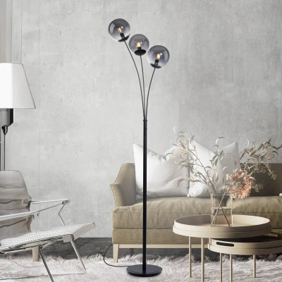 Abbildung von JUST LIGHT Stehlampe BIG WIDOW, ohne Leuchtmittel, ExklusiveE14, Schalter, Kippschalter