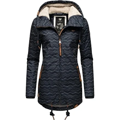Abbildung von Ragwear Winterjacke &quot;Zuzka Winter&quot;, mit Kapuze, stylischer Winterparka Teddyfleece Innenfutter