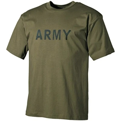 Abbildung von MFH T Shirt bedruckt &quot;Army&quot; 100 % Baumwolle US Army