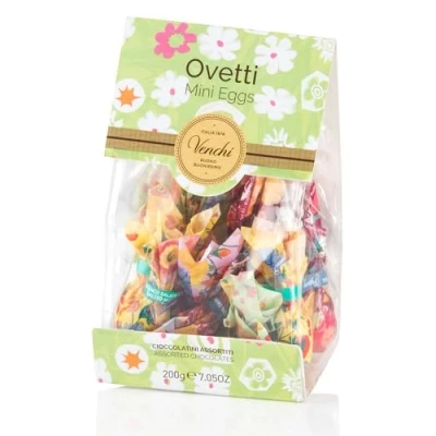Abbildung von Venchi Schokoladeneier, Verschiedene Geschmacksrichtungen mit &quot;Piemont Haselnüss&quot;, Pistazien und Mandeln, Glutenfrei, 150 gr, Osterkollektion, Geschenkidee