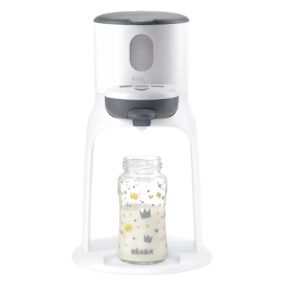 Abbildung von BÉABA , Flaschenwärmer/Kleine Gläser, Wasserspender mit exakter Temperatur, Instant, Fast, Bain Marie Funktion, 2 Temperaturen, herausnehmbarer Flaschenwärmer, Bib&#039;Expresso, Weiß, 1 Stück (1er Pack)