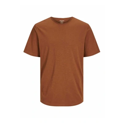 Abbildung von Jack &amp; Jones Ebasher TEE Oneck Tshirt basic, Herren, Größe: XS, Mocha bisque