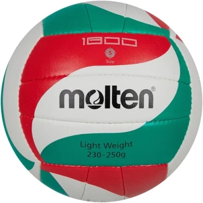 Abbildung von Molten Volleyball aus Kunstleder, handgenäht, Weiß