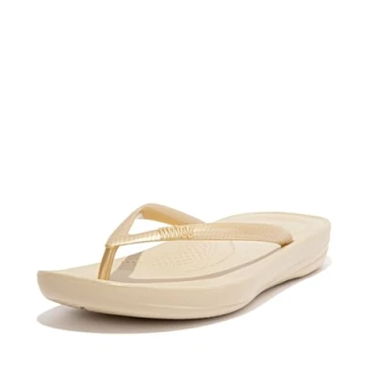 Abbildung von Fitflop Iqushion Ergonomic Badezehentrenner, Damen, Größe: 38, Gold Schuhe