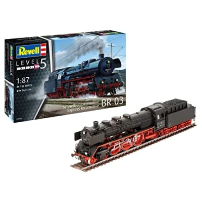 Abbildung von Revell® Modellbausatz H0 Schnellzuglokomotive BR03, Maßstab 1:87, Made in Europe