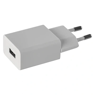 Abbildung von EMOS USB Ladegerät/Ladeadapter mit 1 Ausgang, Netzteil Basic 1A Ausgangsstrom für Handy, Smartphone, Tablet, eBook Reader, Kamera, MP3 Player, Weiß, V0122