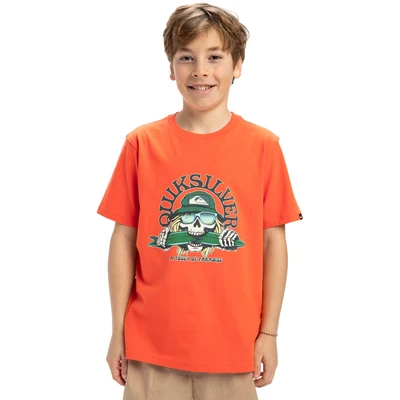 Abbildung von Quiksilver Ev Skull Feast T Shirt mit kurzen Ärmeln Kind