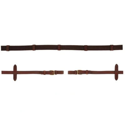 Abbildung von BR 19mm runde schnallenn aus Leinen Pony Tobacco