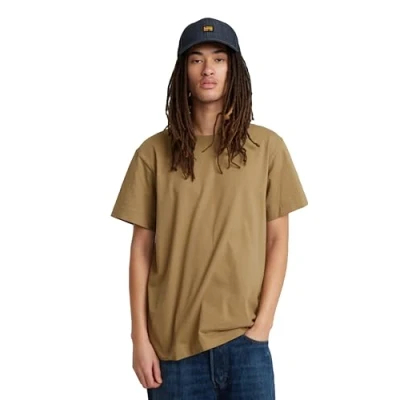 Abbildung von G Star RAW Herren Essential Loose T Shirt, Beige (Safari D23471 C784 B444), XL