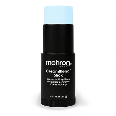 Abbildung von Mehron Make up CreamBlend Stick Gesichtsbemalung, Körperbemalung und Grundierungscreme Körperfarbe Stift (Pastel Blue)