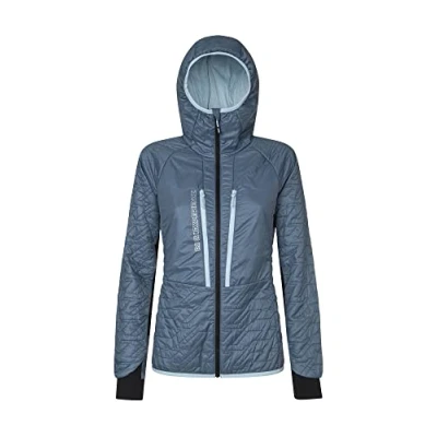 Abbildung von Rock Experience REWJ06641 KATMAI HOODIE HYBRID Jacket Women&#039;s 1344 CHINA BLUE+0208 CAVIAR+2285 QUIET TIDE L