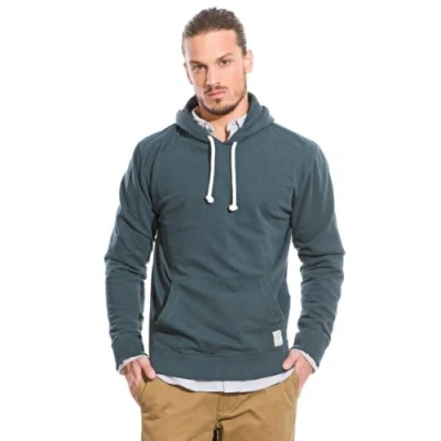 Abbildung von SPRINGFIELD Herren Reconsider GG12 Color Block Round Neck Sweater with Ribbed Cuffs and Hem Polo Pullover, Green, XL