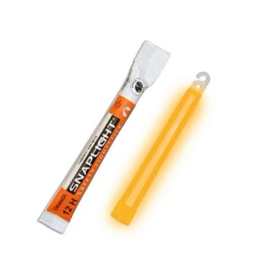 Abbildung von Cyalume Orange SnapLight Leuchtstab 15 cm, 12 Stunden Lichtstäbe (Box mit 10 Stück)