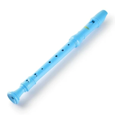 Abbildung von Sondery Sopran Blockflöteninstrument, deutsche Griffweise, langlebige Anfängerblockflöte, leicht zu spielender Kunststoffkörper, inklusive Grifftabelle, Tragetasche