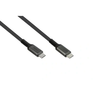 Abbildung von Good Connections USB 2.0 Lade und Datenkabel (240W), C™ Stecker an Stecker, anthrazit, 0,5m