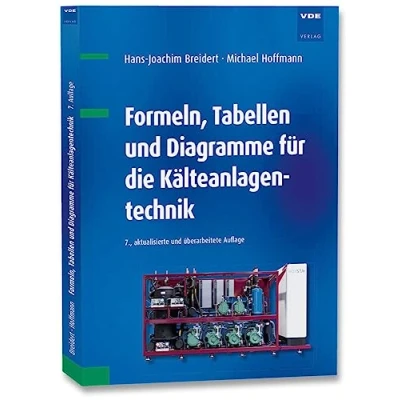 Abbildung von Formeln, Tabellen und Diagramme für die Kälteanlagentechnik