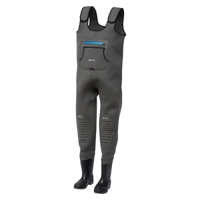Abbildung von Dam Break Point Neoprene Wader Bootfoot, Filzsohle Größe 46/473 Wathose