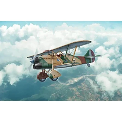 Abbildung von Italeri 1438 1:72 Fiat CR 32 Freccia Modellbau, Bausatz, Standmodellbau, Basteln, Hobby, Kleben, Plastikbausatz, detailgetreu, Mehrfarbig