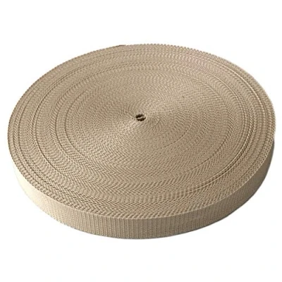 Abbildung von Schnoschi Gurtband Polypropylen 10 Meter lang viele Verschiedene Breiten und Farben 10mm 15mm 20mm 25mm 30mm 40mm 50 mm (beige, mm)