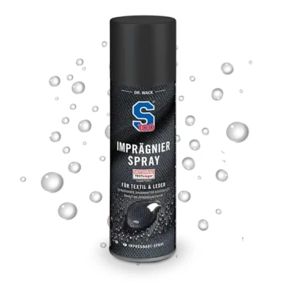 Abbildung von DR. WACK S100 Imprägnierspray 300 ml Imprägnierung Motorradbekleidung Schutz vor Nässe, Ausbleichen &amp; Verdunstungskälte Imprägniermittel für Textilien Leder Hochwertige Motorradpflege