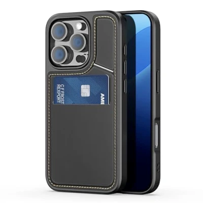 Abbildung von Dux Ducis Rafi II Mag Series Handyhülle für iPhone 16 Pro, Schwarz